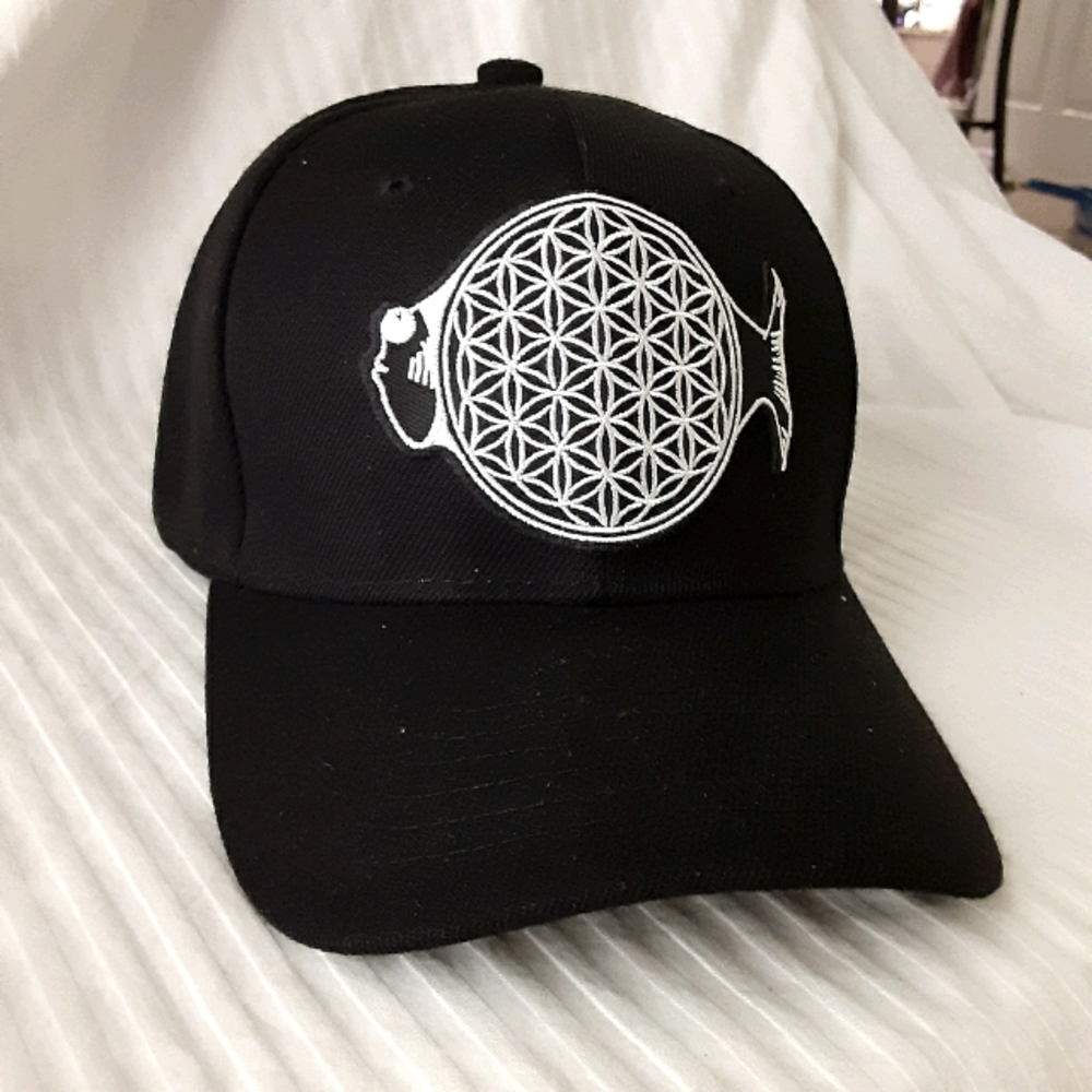 Phish Hat, B&W Mandela Phish Hat, Phish Fish hat